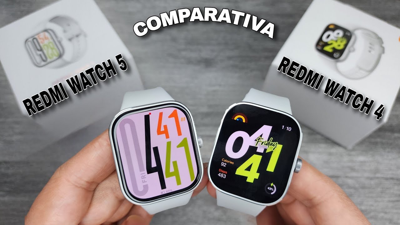XIAOMI REDMI WATCH 5 VS REDMI 4 - LA COMPARATIVA DEFINITIVA PARA ELEGIR 🧐