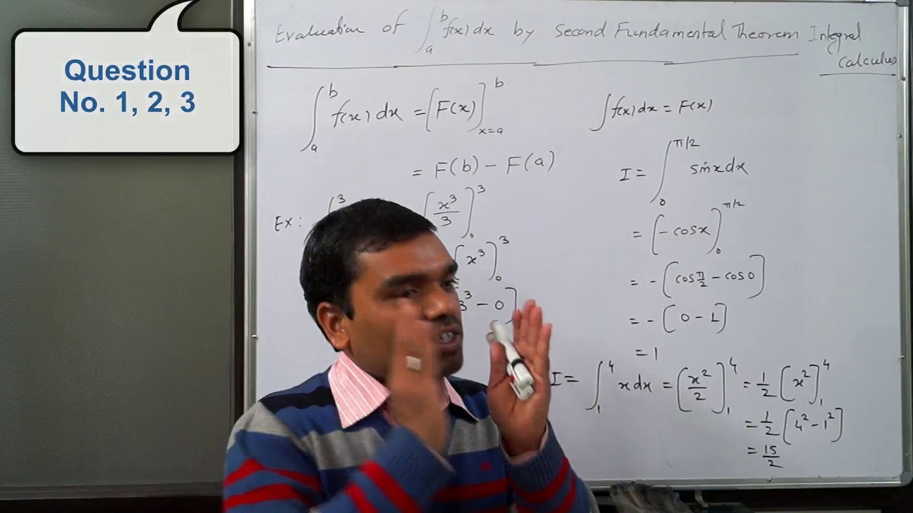 Definite Integral (Lecture 3)II Second Fundamental Theorem of Integral Calculus II हिन्दी में