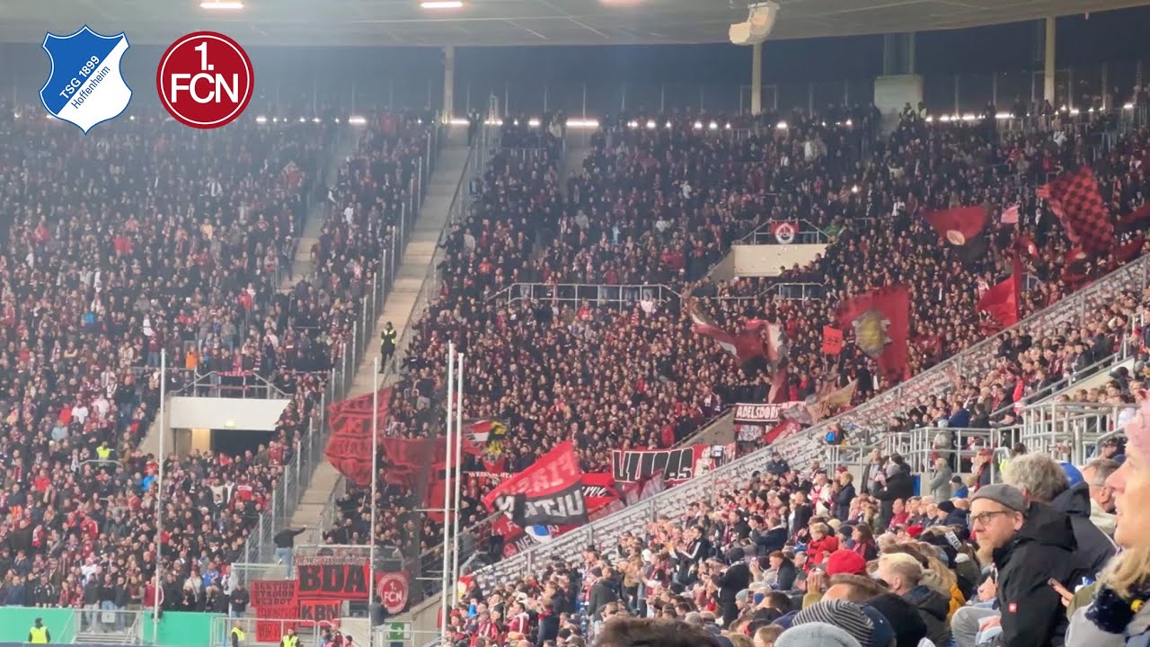 9.000 Nürnberg Fans in Hoffenheim : 1.FC Nürnberg 2:1 DFB POKAL + Hopp Hurensohn Vlog