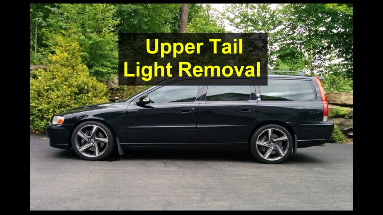 Upper tail light assembly removal, Volvo V70, XC70 P2 wagon, 2001 and newer. - VOTD