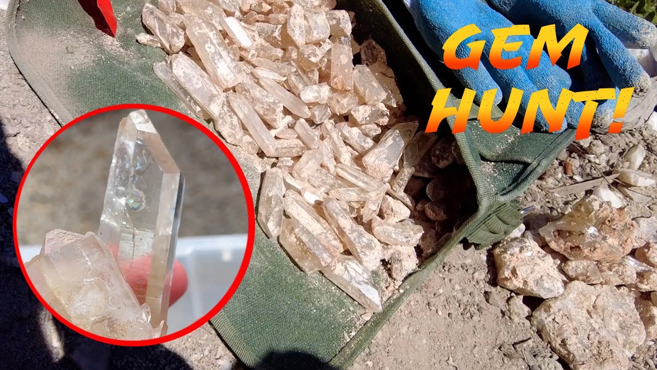 Quartz Crystal Gem Hunt in Northern California: MY BIGGEST HAUL YET