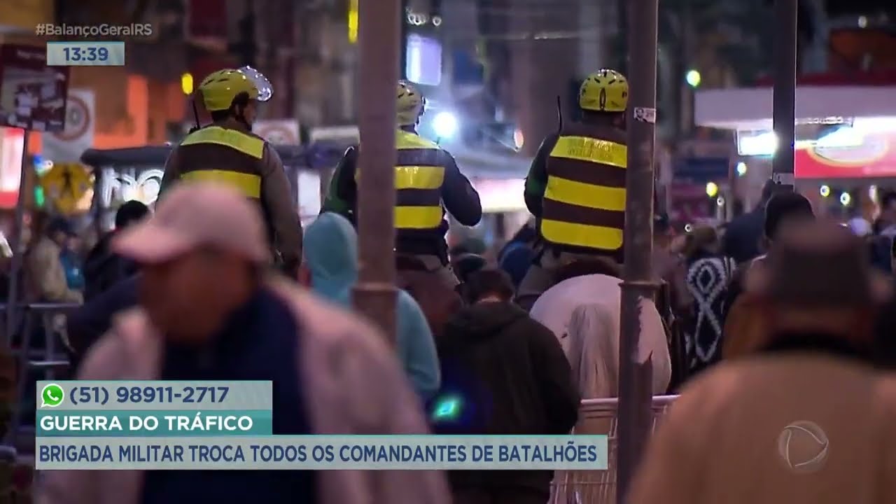 Guerra do tráfico: Brigada Militar troca todos os comandantes de batalhões