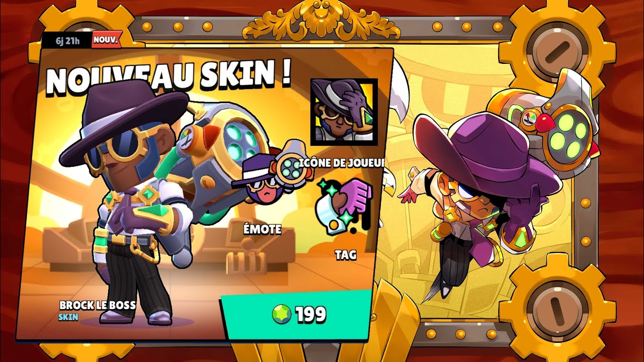 Brawl Stars j'achète Brock le Boss