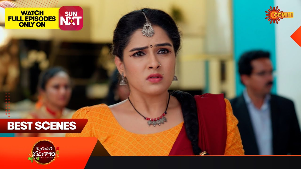 Vontari Gulabi - Best Scenes| 06 Oct 2023 | Telugu Serial | Gemini TV