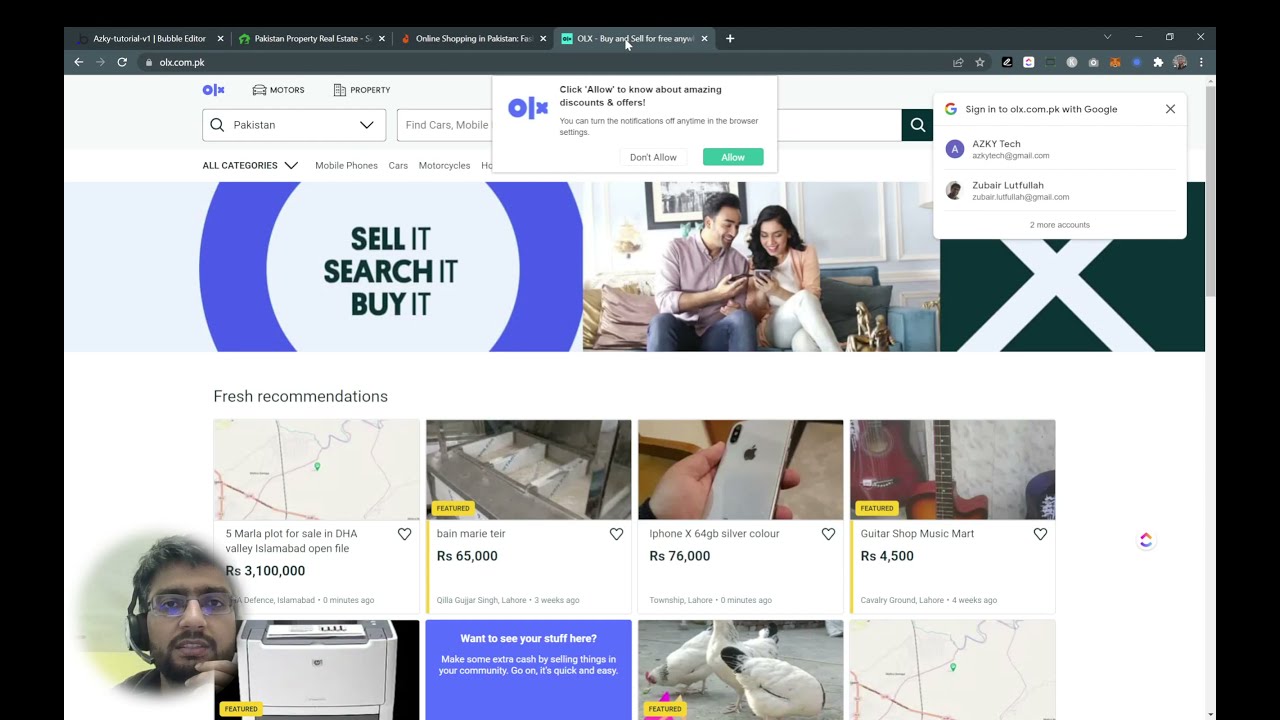 [Urdu] Bubble.io Tutorial. Baghair coding k web apps