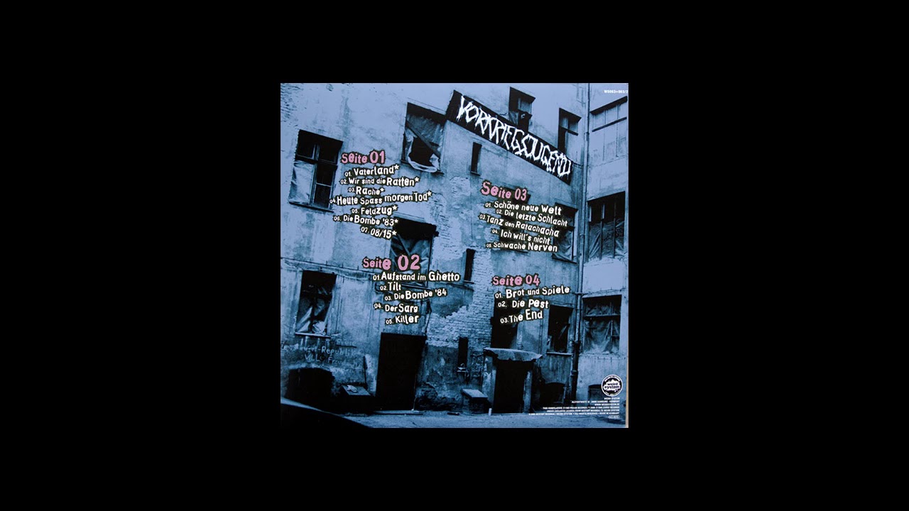 Vorkriegsjugend - Wir sind die Ratten - 2003