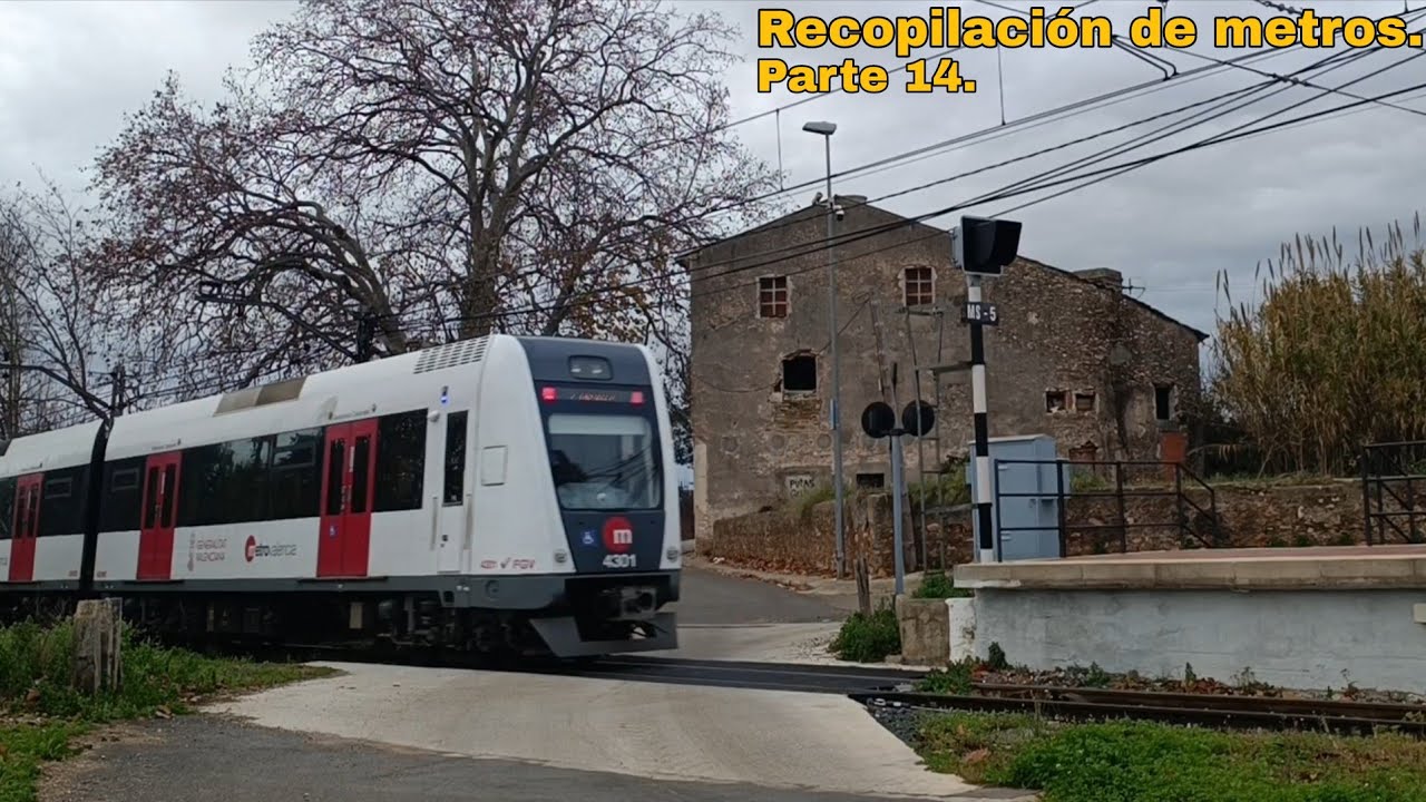 Recopilación de Metros de Metrovalencia (Enero 2026). (Parte final Especial zonas afectadas).