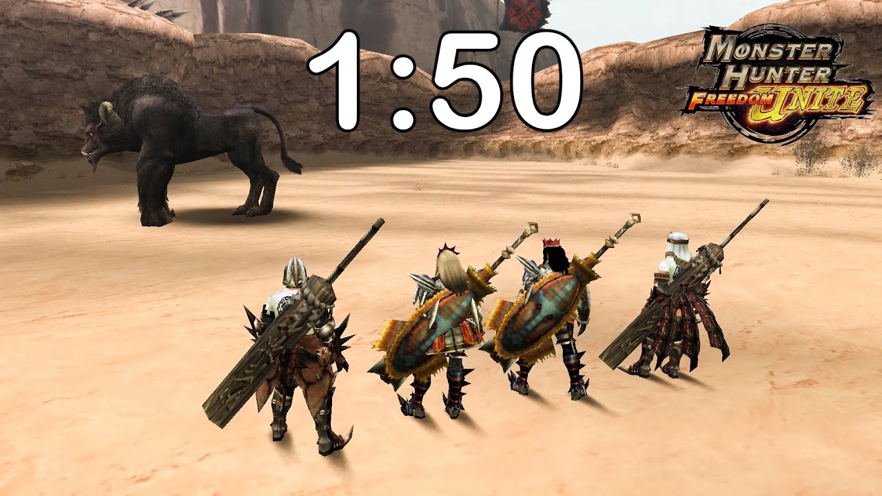 4 Longsword Player vs Old Rajang | MHFreedom Unite