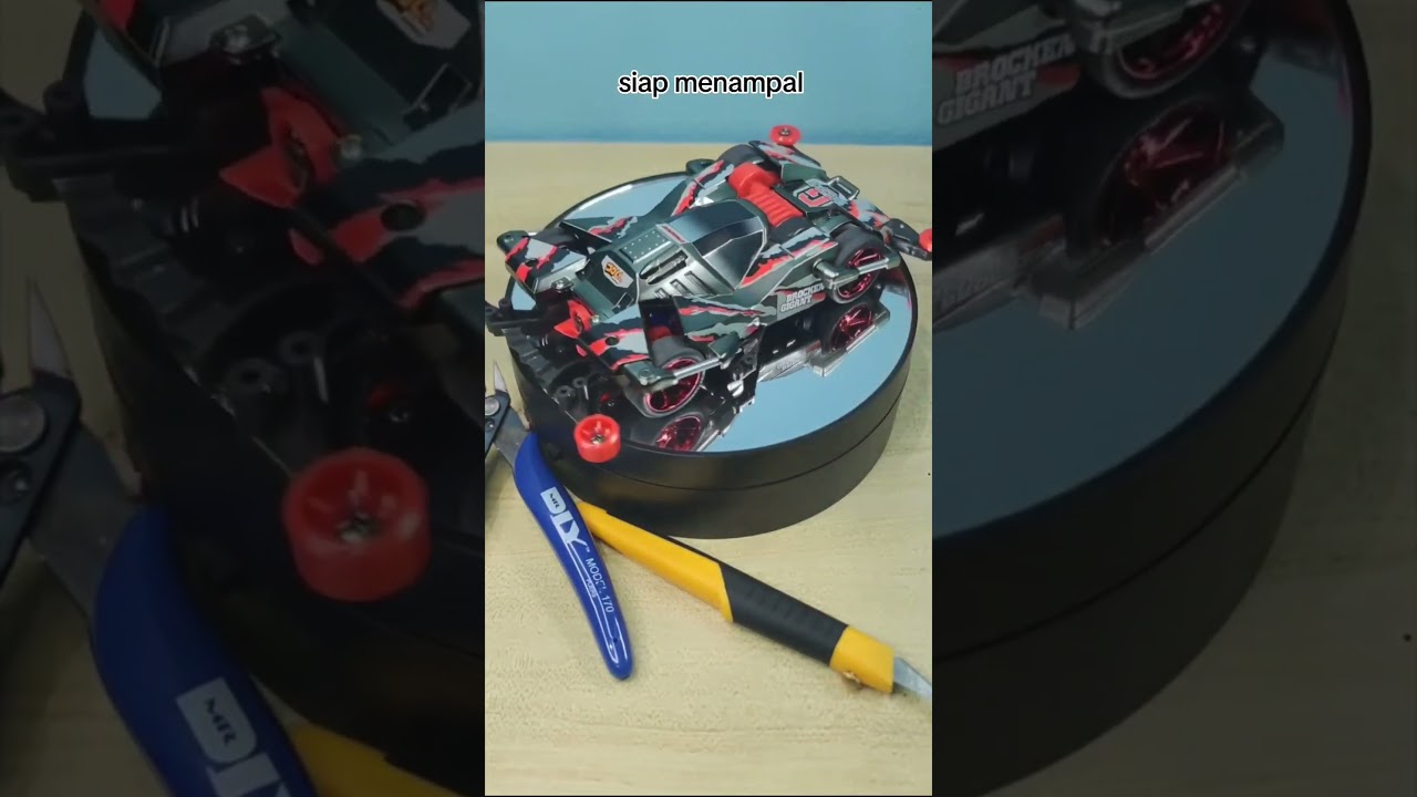 Brocken Gigant Premium Black Metallic Ver model Da Xing #tamiya #mini4wd #toys #diy