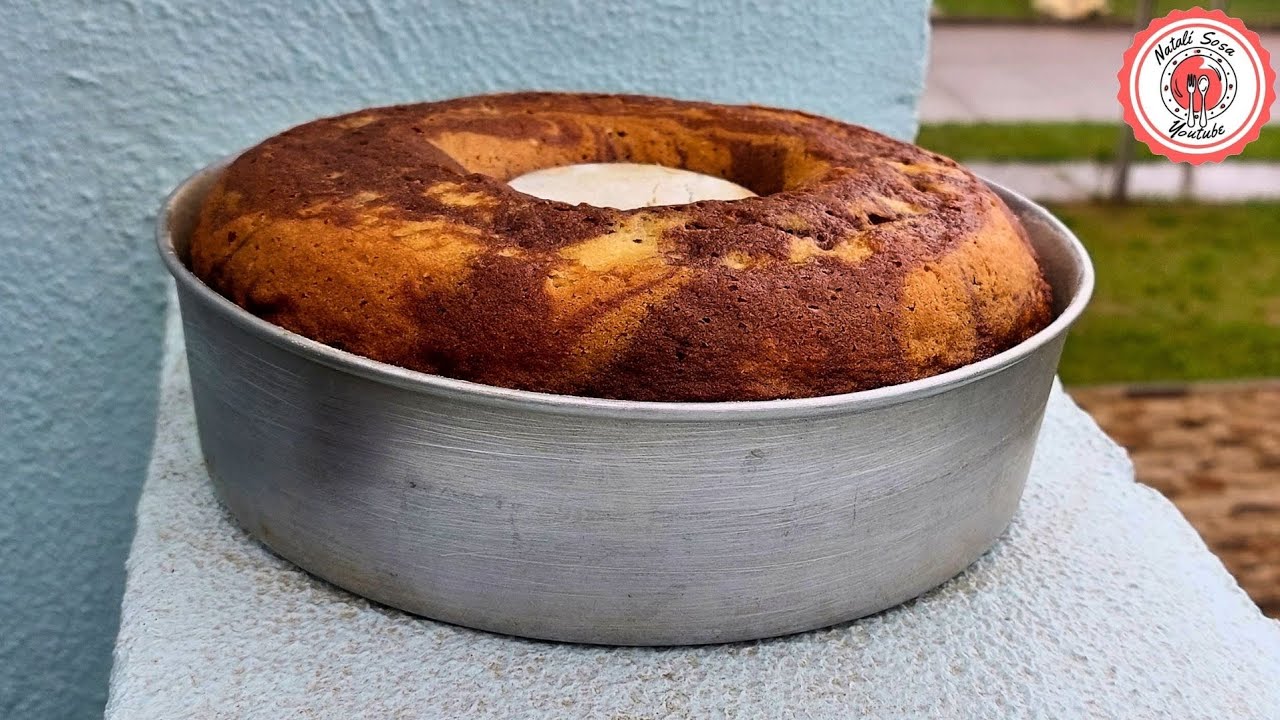 GIGANTE BIZCOCHUELO MARMOLADO con 1 CUCHARA🥄 / FACIL Y ECONOMICO