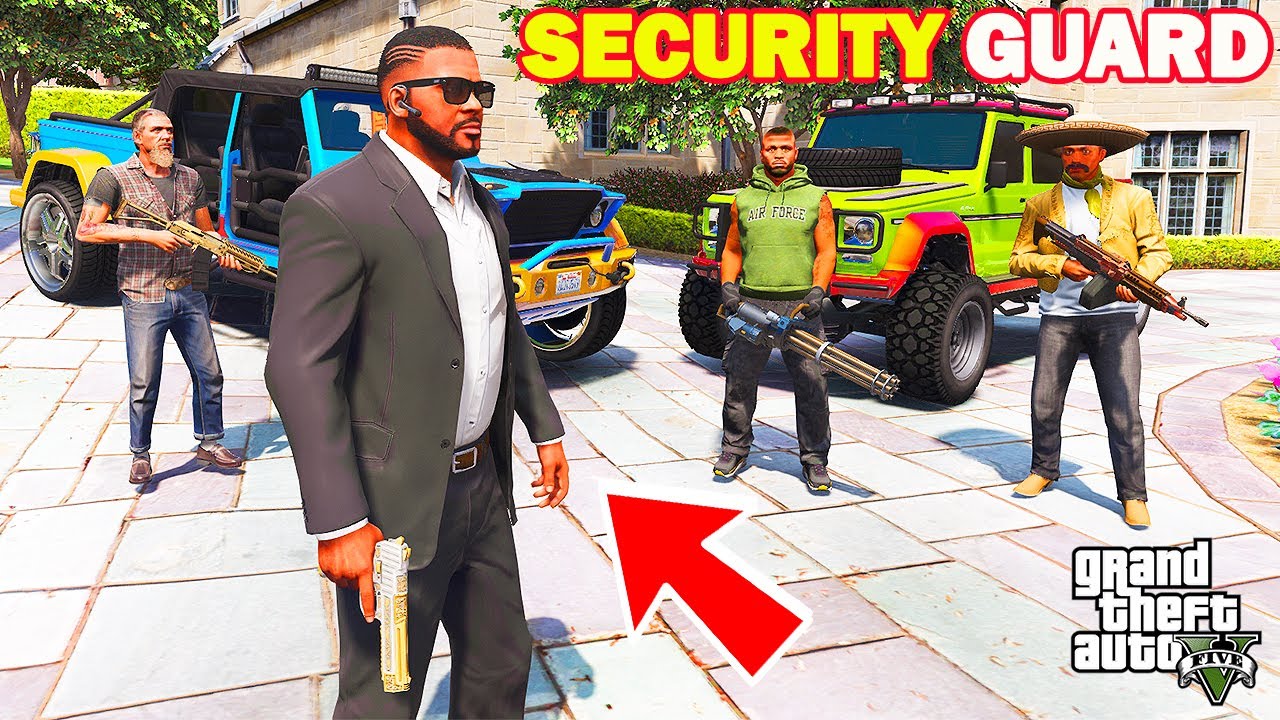 Franklin Become the Most Powerful Security Guard in Los Santos and Protect the Millionaire in GTA 5
