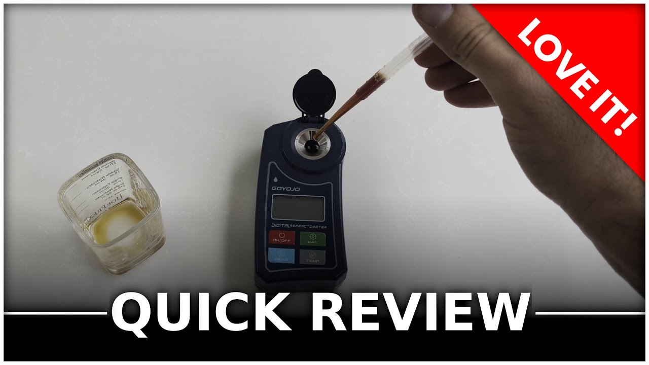 GOYOJO Digital Brix Refractometer - Love It!