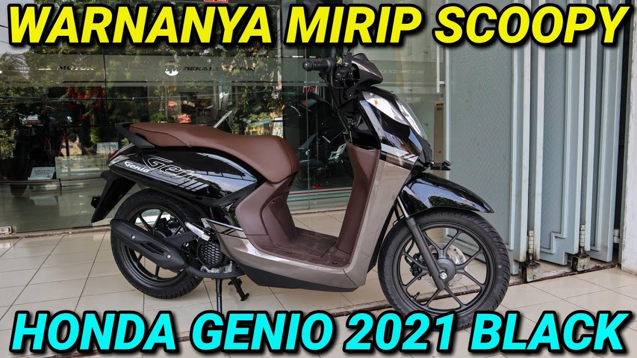 HONDA GENIO 2021 CBS BLACK BROWN