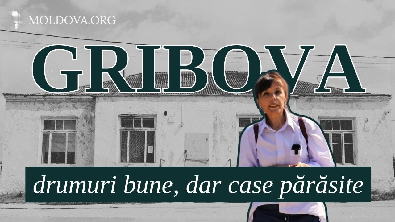 Gribova, raionul Drochia - drumuri bune, dar case părăsite