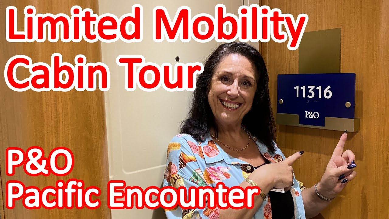 P&O Pacific Encounter Limited Mobility Cruise Ship Cabin Tour - Inside Stateroom 11316