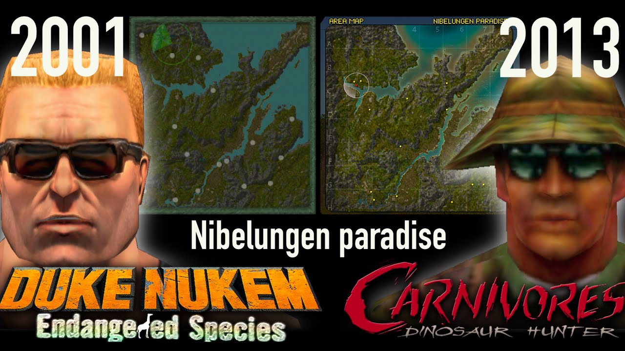 DUKE NUKEM VS CARNIVORES! Nibelungen paradise comparison.