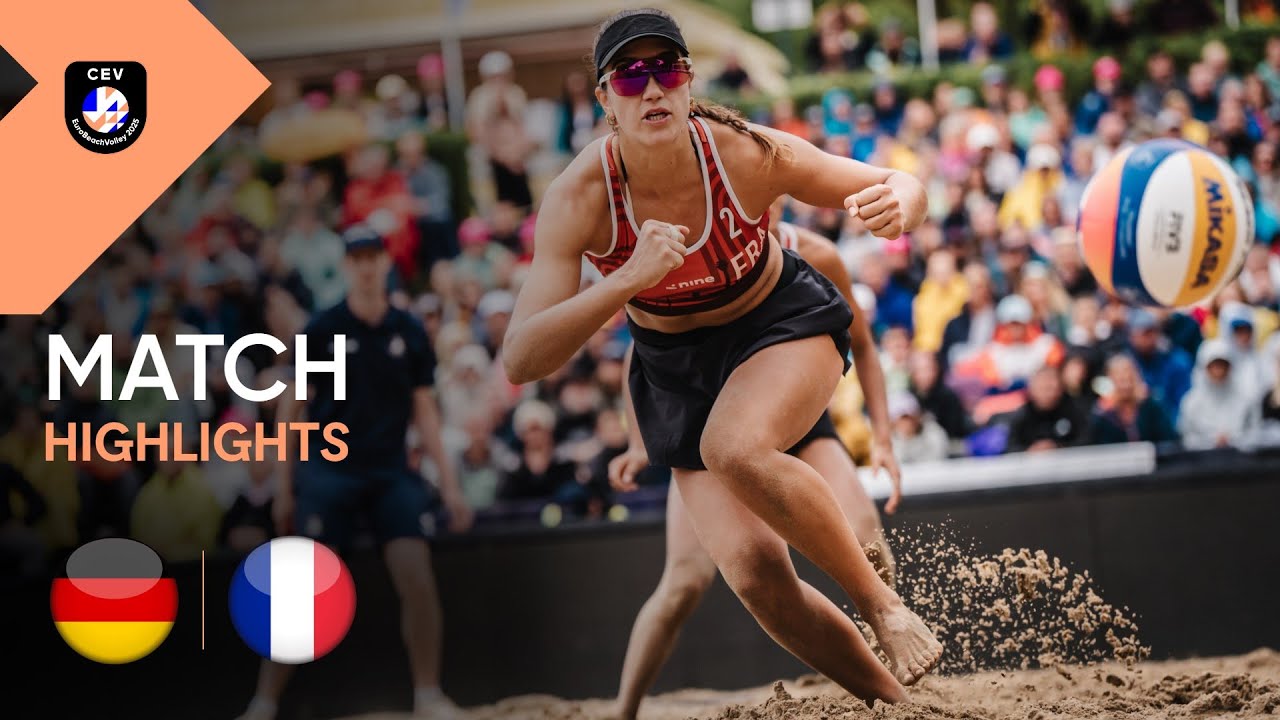 France trumps Germany I Match Highlights I Semifinals I CEV EuroBeachVolley 2025