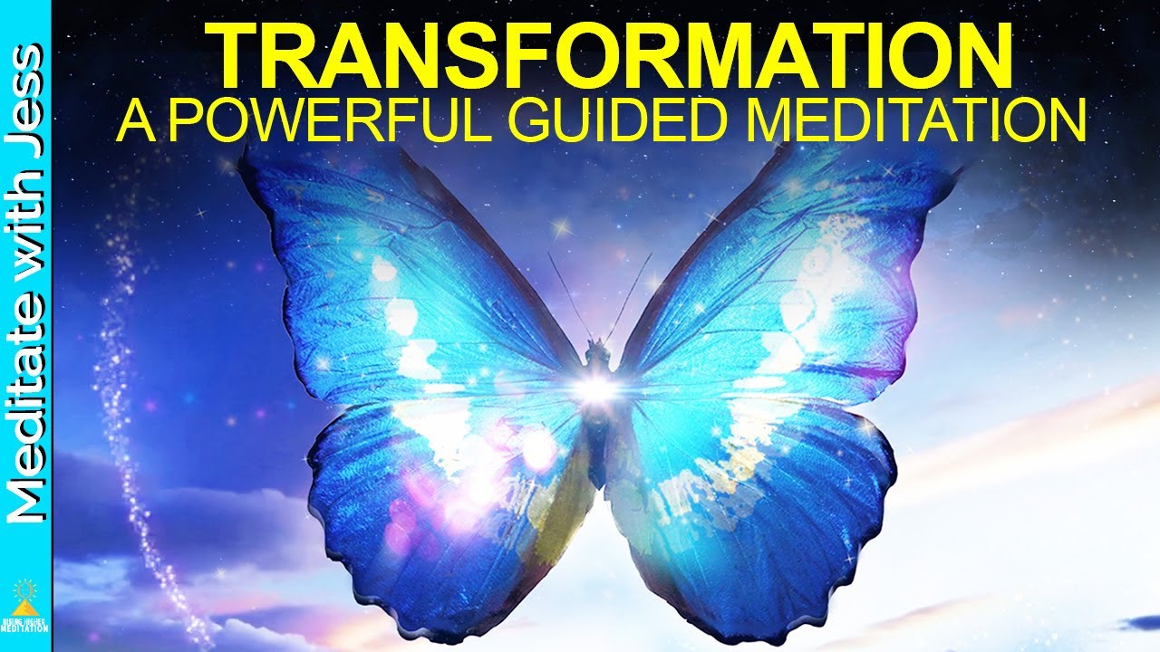 🦋Powerful Guided Meditation For Transformation.  Become The Butterfly! Change Your Life.💜