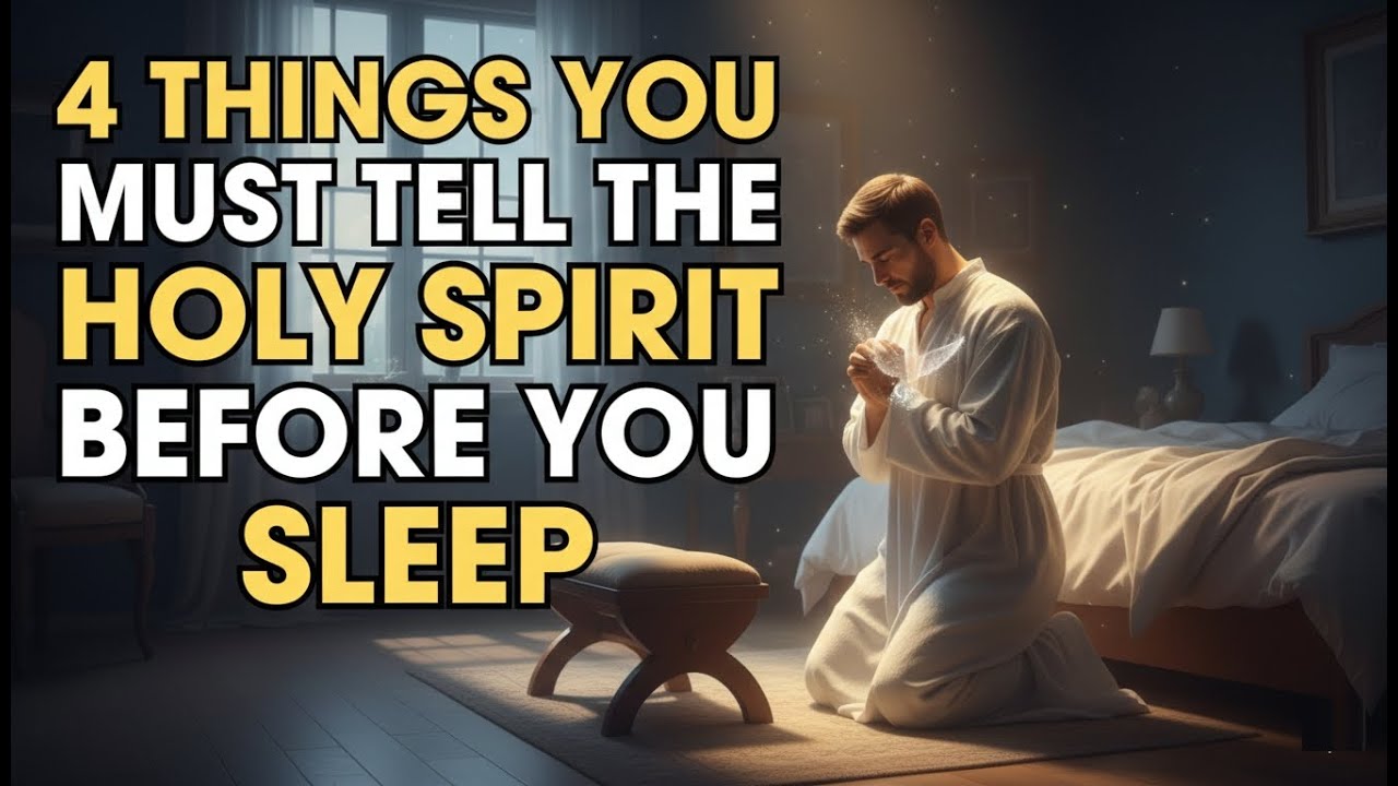 4 Things You Must Tell the Holy Spirit Before You Sleep — Your Spirit Needs This | Biblical Wisdom