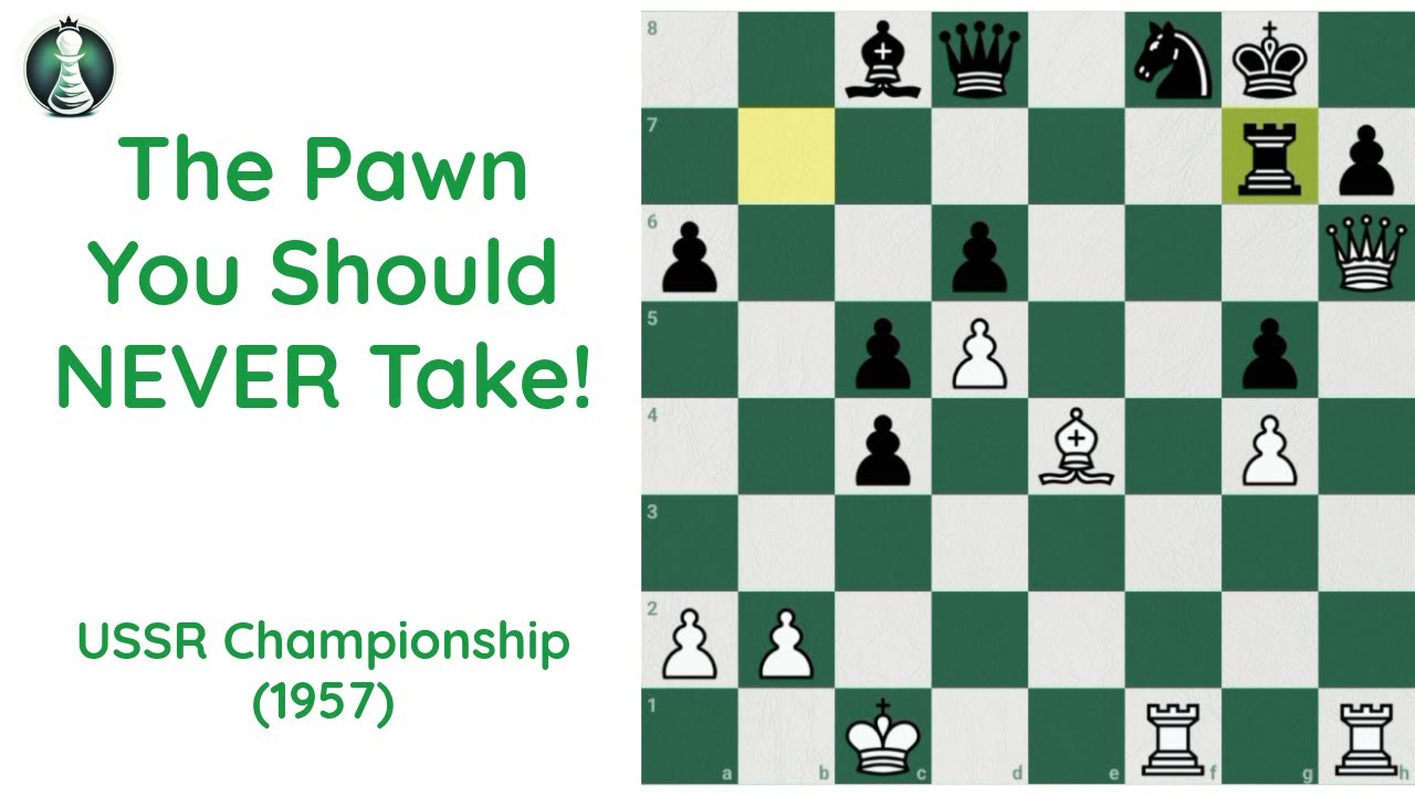 Mikhail Tal vs Alexander Tolush | The Pawn You Should NEVER Take! 🤯🔥 | Prodigy Pawn