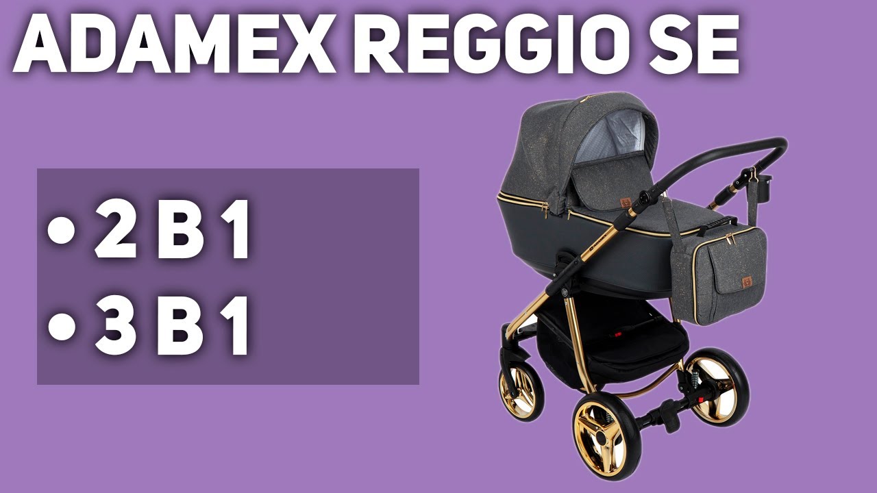 Универсальная коляска Adamex Reggio Special Edition (2 в 1, 3 в 1)