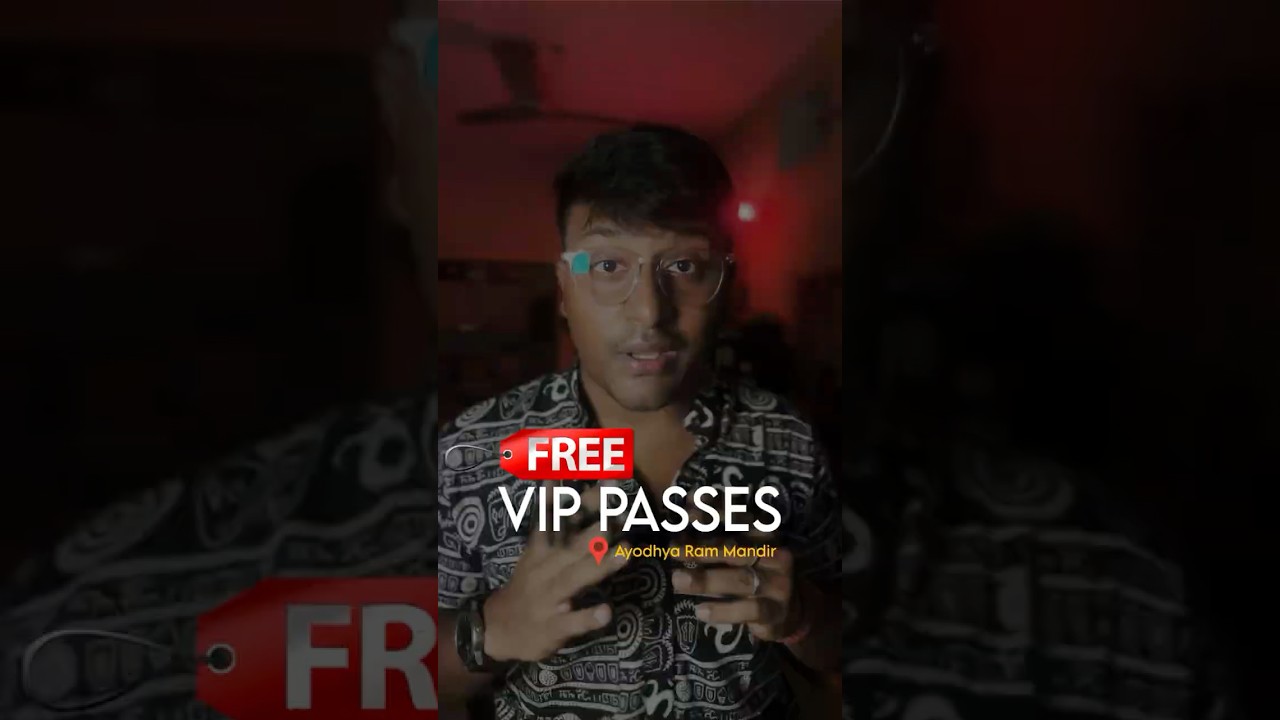 FREE VIP passes for Ayodhya Dham Darshan 🚩Not everybody tells you this 👀 #travel #ayodhyarammandir