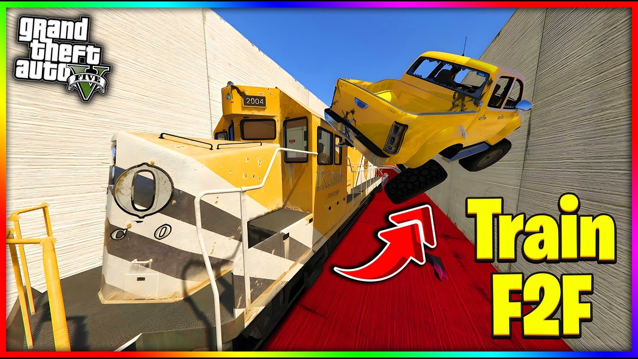 GTA 5 TRAIN FACE TO FACE CHALLENGE #56 | IN TELUGU