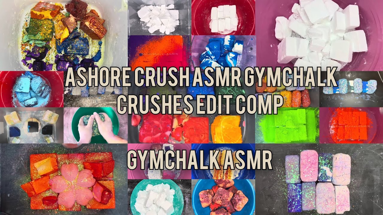 Soft pj & dyed bsn and nexo gymchalk crushes asmr by @AShoreCrushASMR | edited comp | variety crush🍉