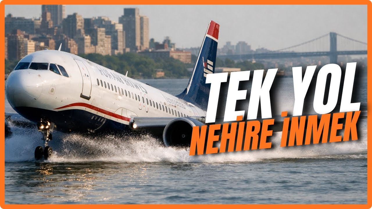 Uçağı NEHRE İNDİRMEYİ Denediler! Pilot SULLY - Uçuş 1549