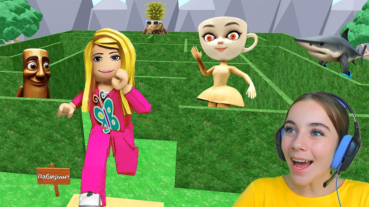 ПОБЕГ ОТ БАЛЕРИНА КАПУЧИНО ЛАБИРИНТА в ROBLOX!