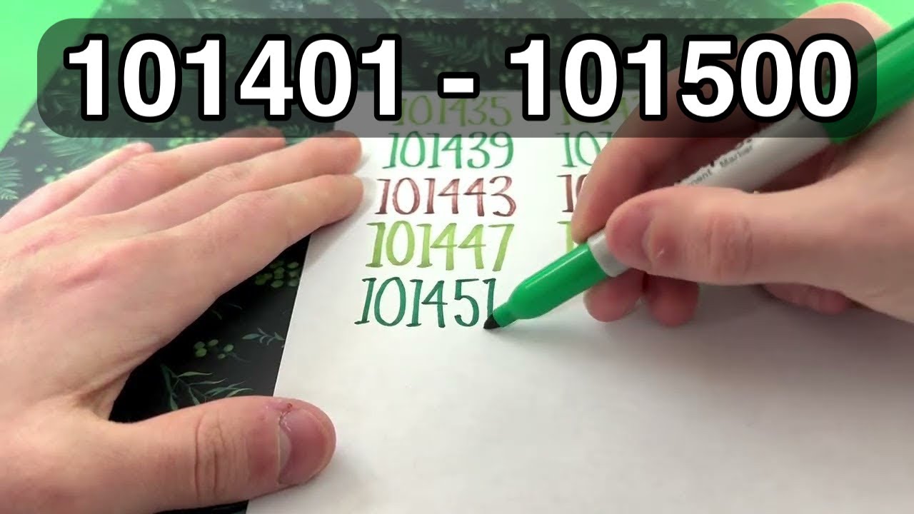 ✍️ Writing 101401 to 101500