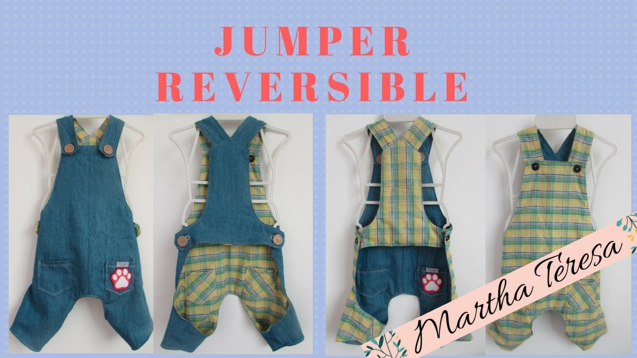Jumper  Reversible Para Perritos ¡Super Fácil ! DIY.