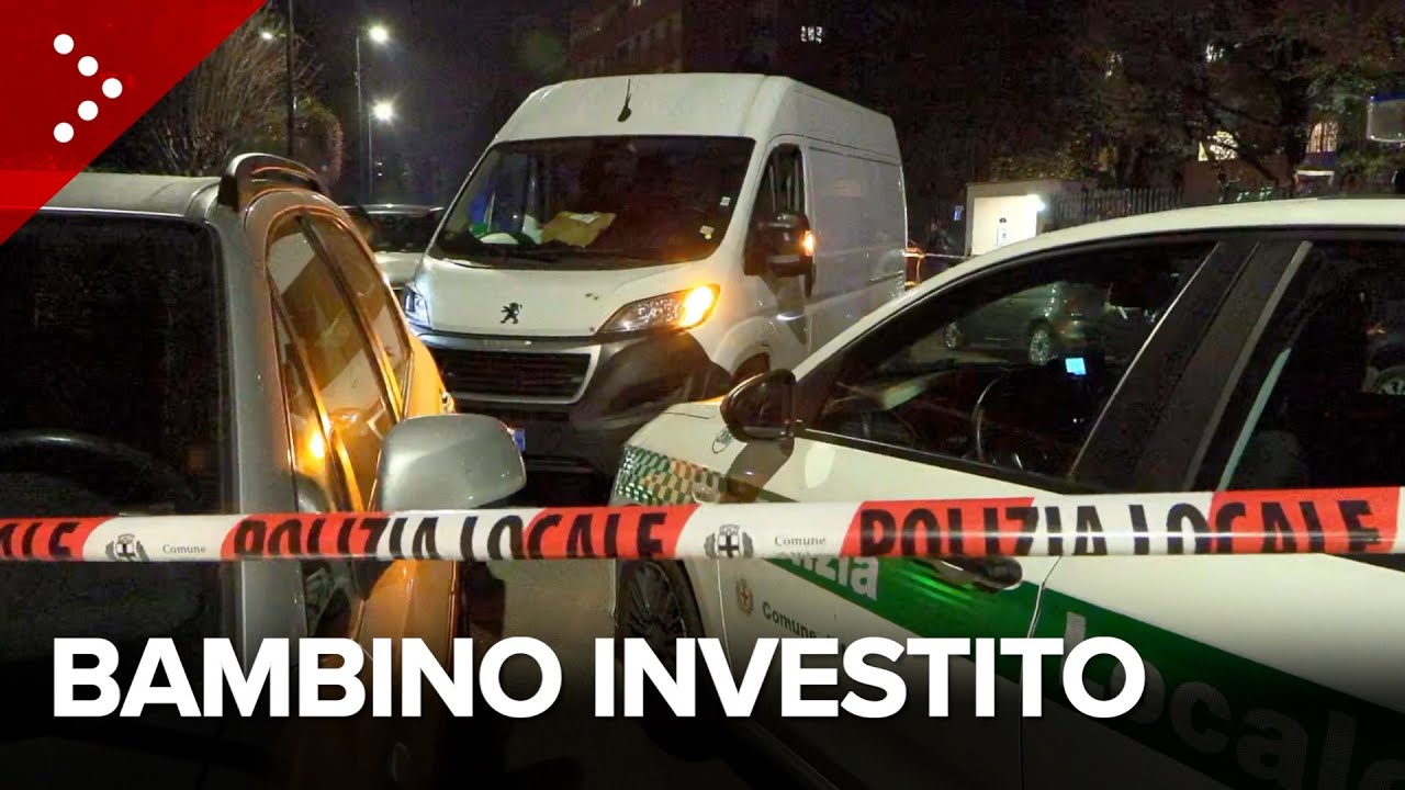 Milano, bambino di 11 anni investito da furgone: è gravissimo. Residenti: 