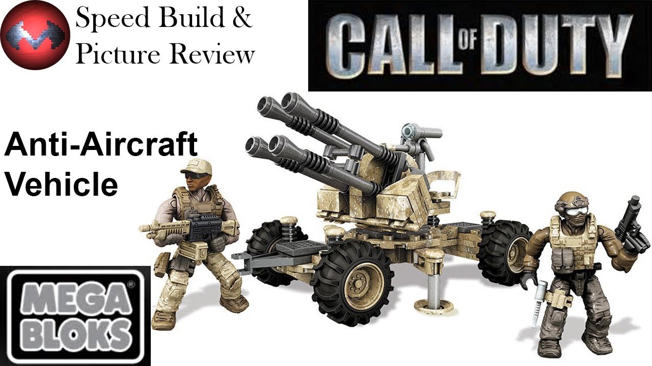 Call of Duty - Anti Aircraft Vehicle - Mega Bloks Speed Build and Picture Review