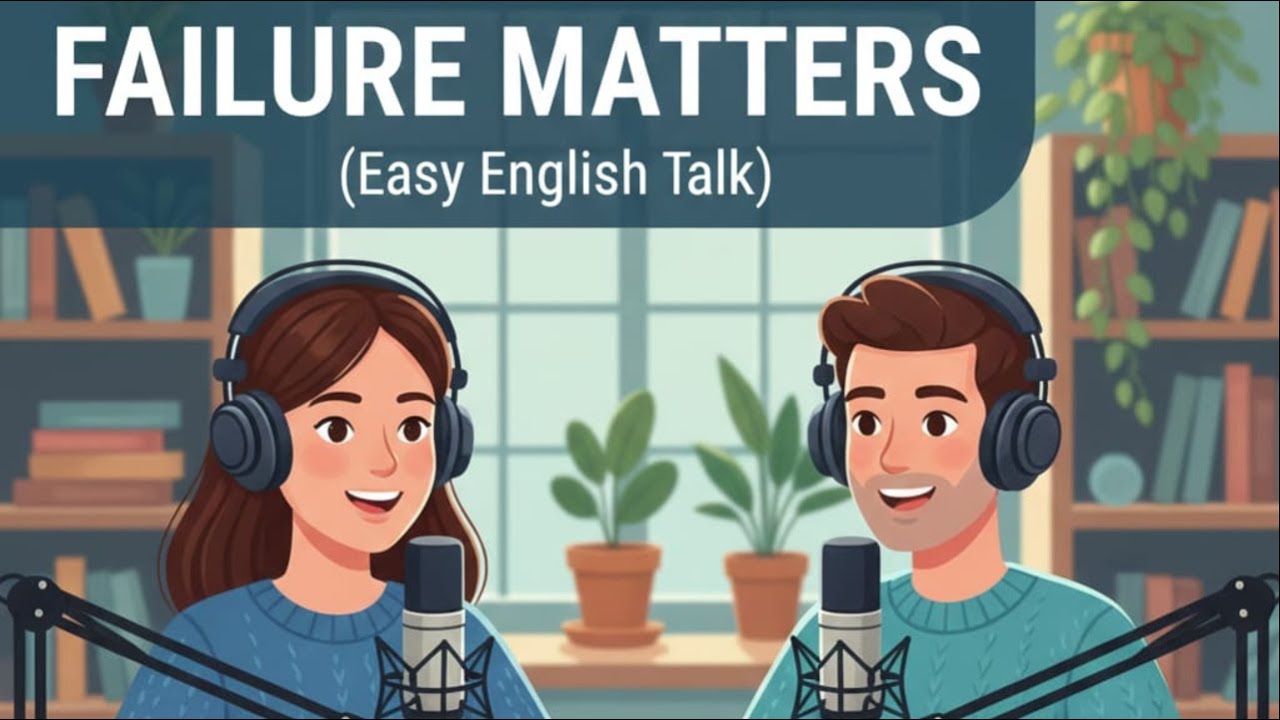 English Podcast for learning English in daily life (A2–B1) | Talk About Why Failure Matters