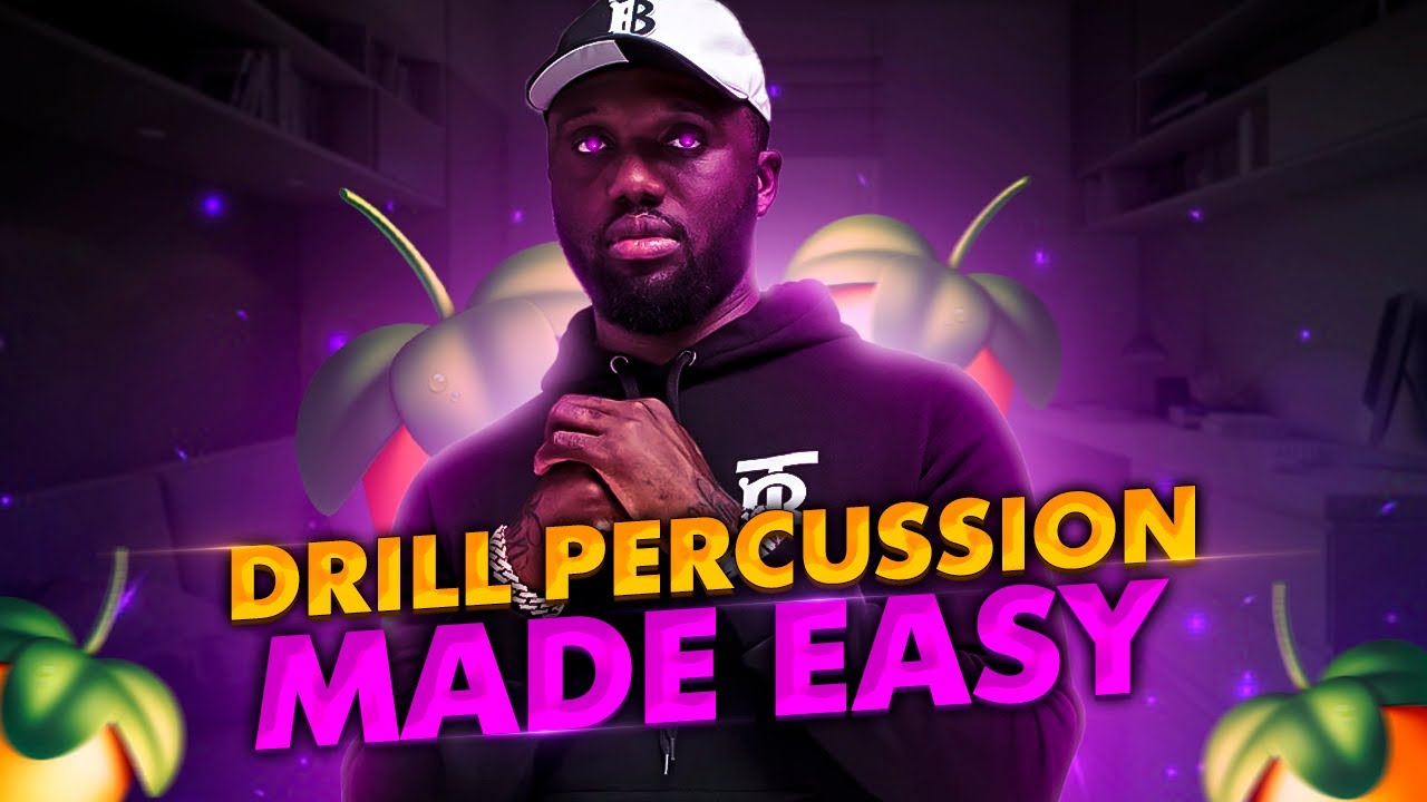 Learn Drill Percussion in 5 Mins! *beginner friendly* | FL Studio UK / NY Drill Tutorial 2022
