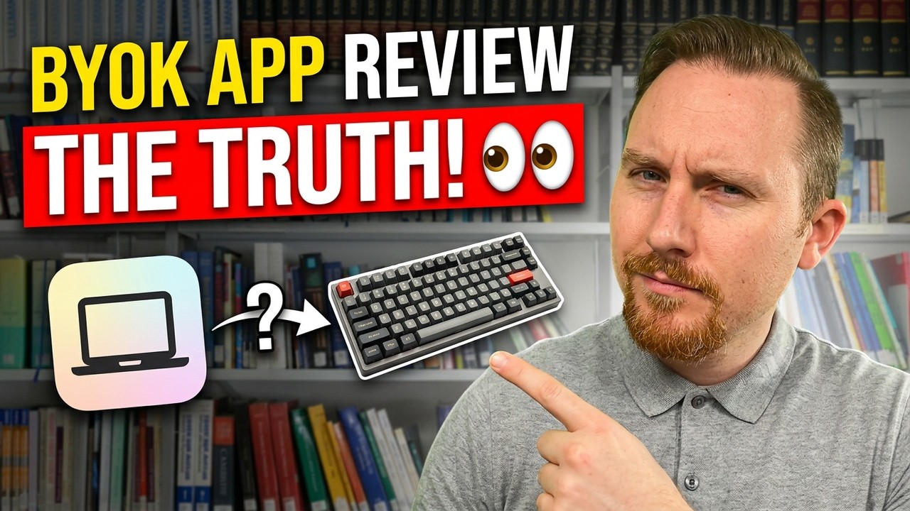 I Tried the BYOK Writing App (Bring Your Own Keyboard) and... Here's The Truth! 👀