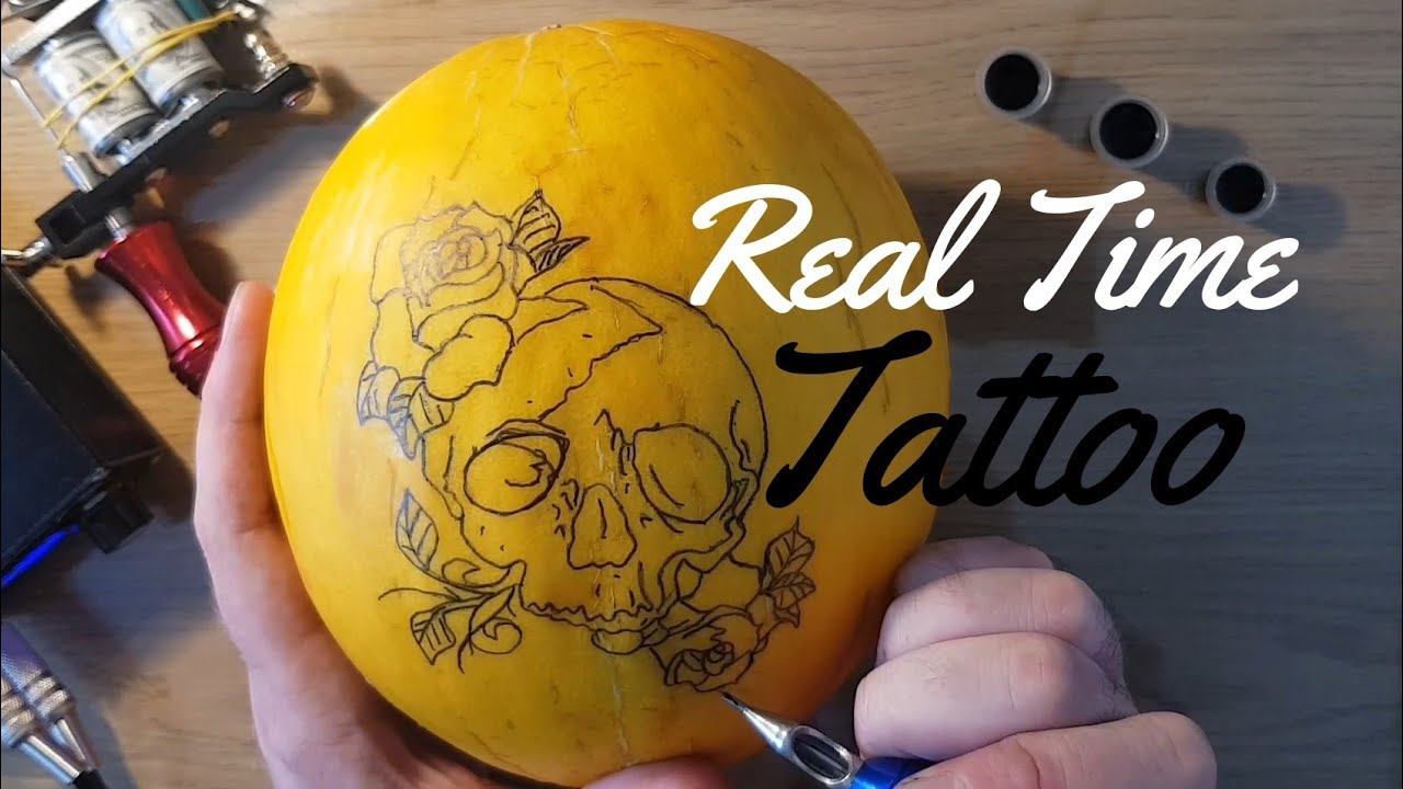 Real time tattoo on FRUIT