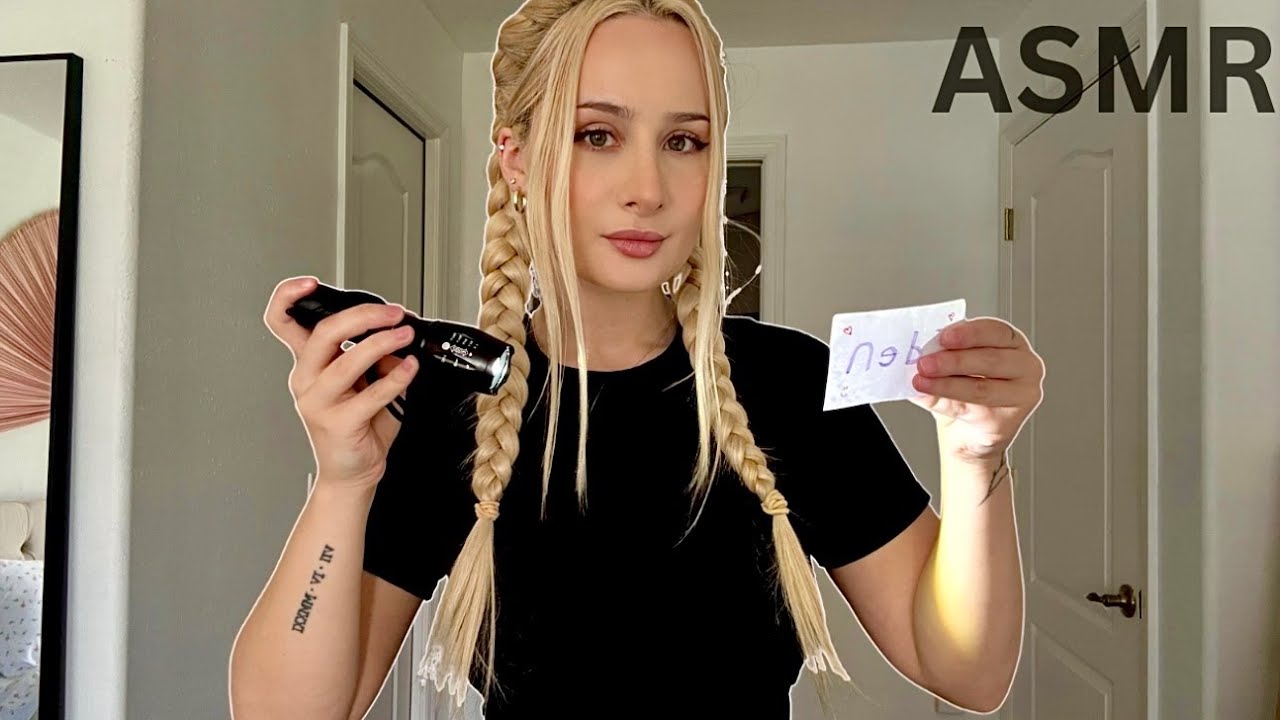 Security thinks your ID is fake - ASMR *intense facial examination*