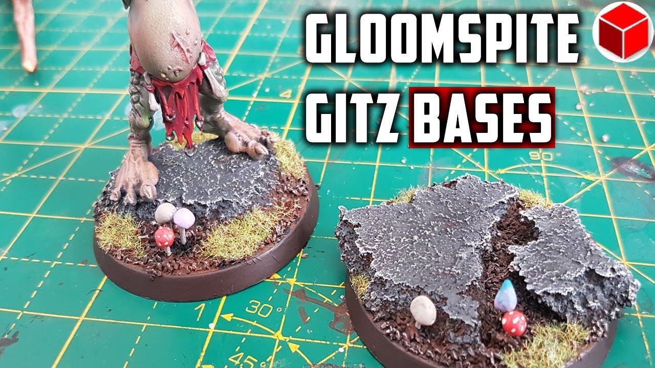 Как сделать «грибные» основы для Gloomspite Gitz