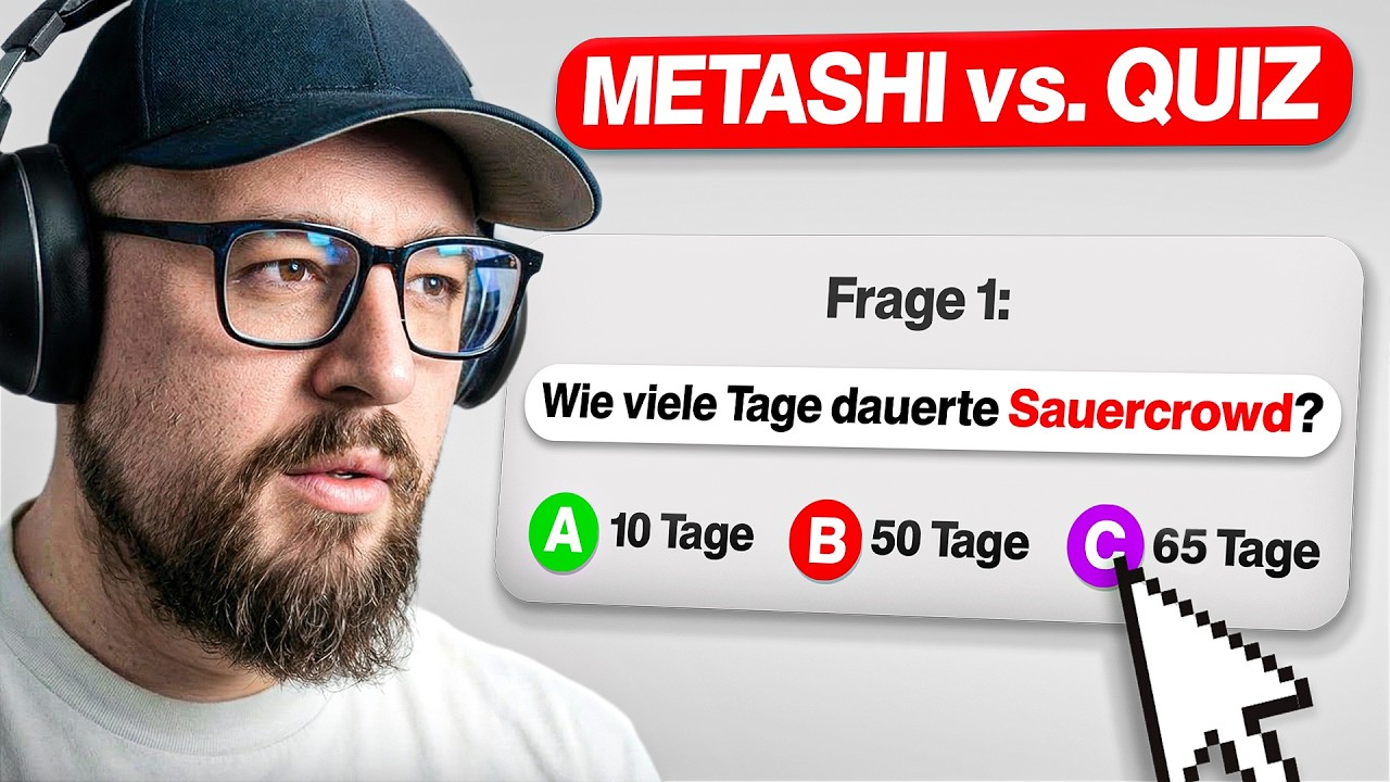 Dieses Quiz hat mich gebrochen... Metashi vs Quiz