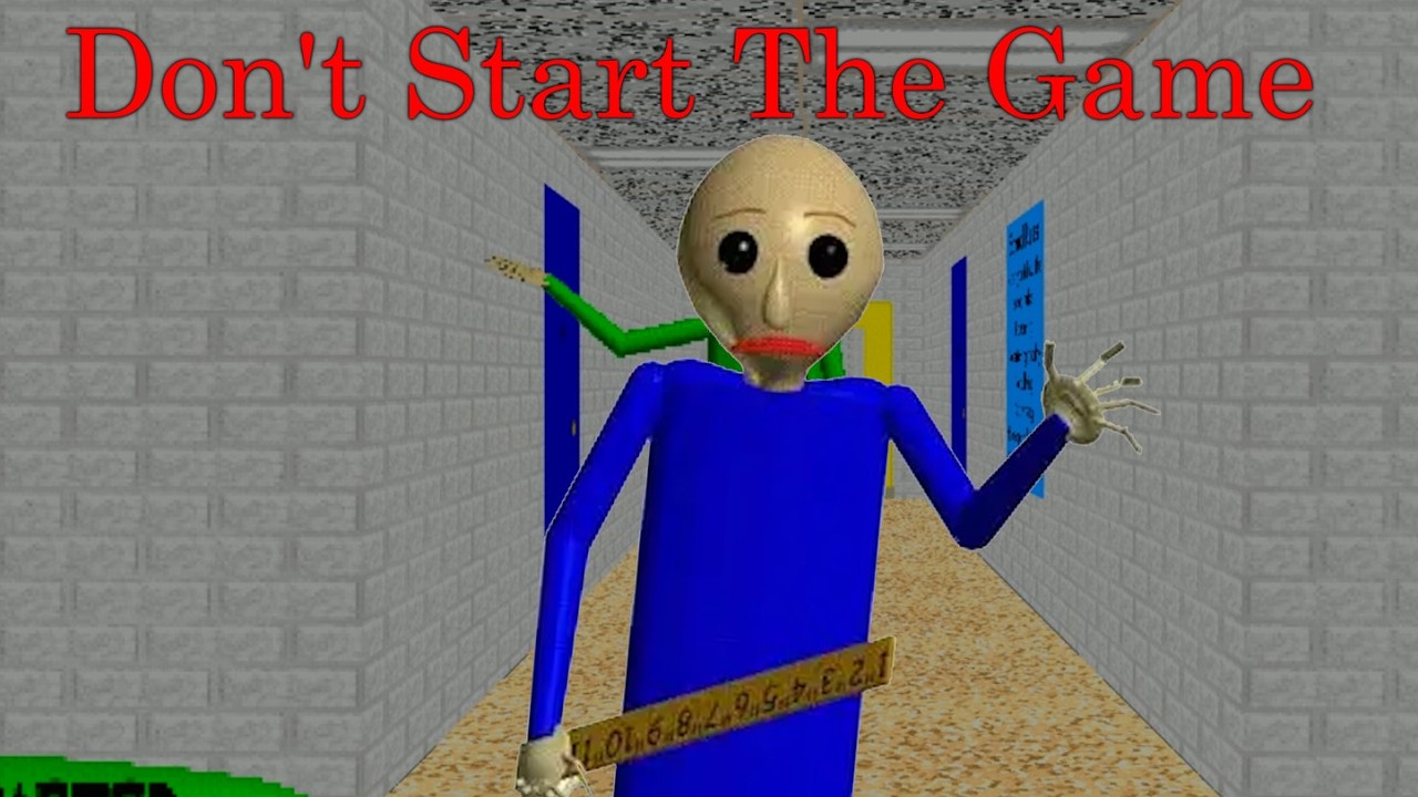 Baldi's Basics, но в неудачном школьном ремейке!?