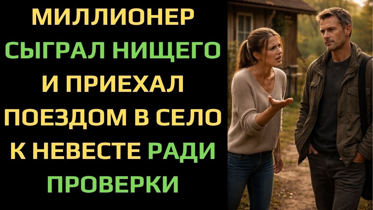 МИЛЛИОНЕР СЫГРАЛ НИЩЕГО И ПРИЕХАЛ ПОЕЗДОМ В СЕЛО К НЕВЕСТЕ РАДИ ПРОВЕРКИ