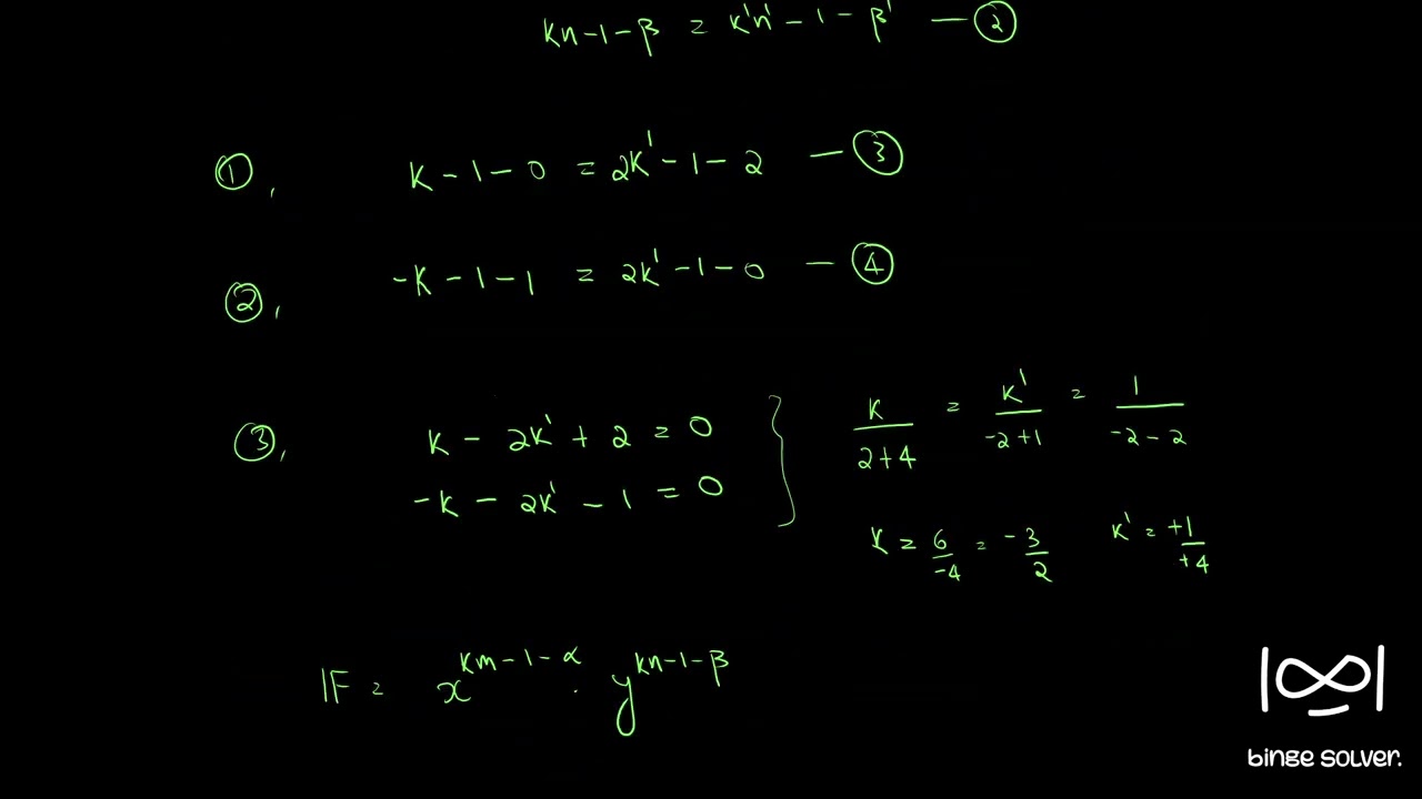 Q225 Solve (y^2+2x^2y)dx + (2x^3 - xy)dy = 0
