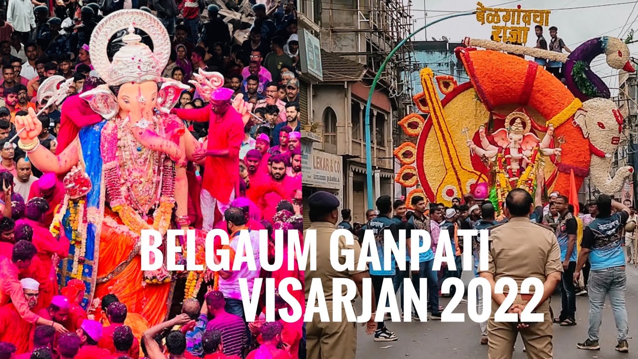 Ganesh Utsav 2022 | Belgaum Ganpati Visarjan 2022 | #ganpativisarjan #belgaum | Vlog No. 54