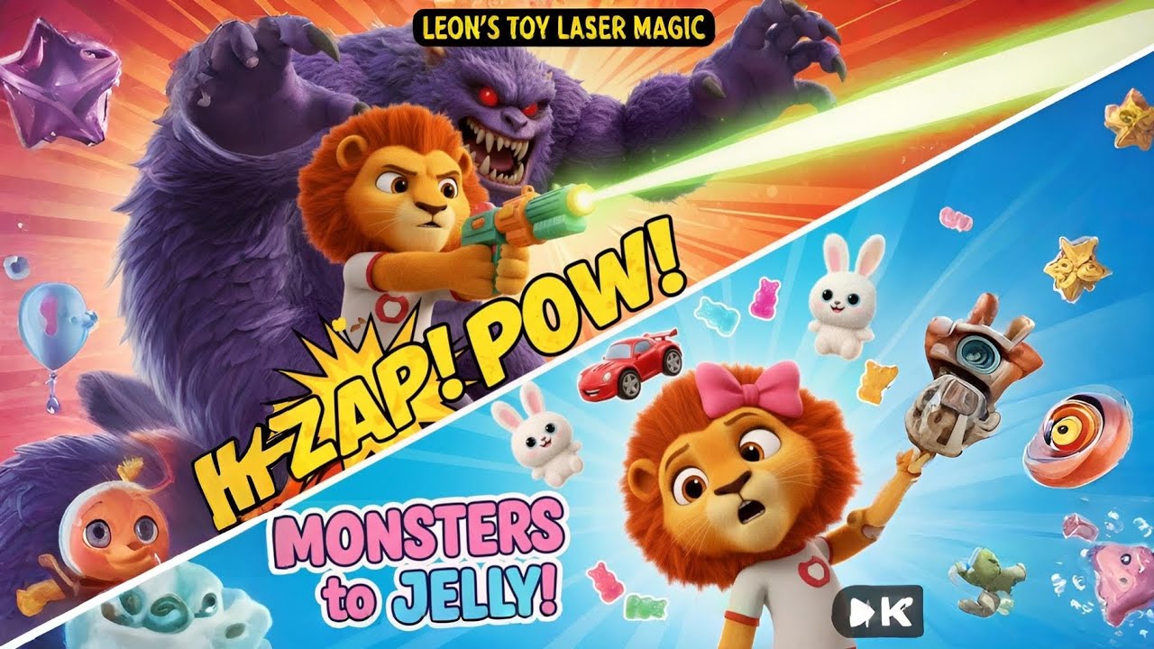 From Monsters to Gummy Jelly? Leon's Secret Toy Weapon!