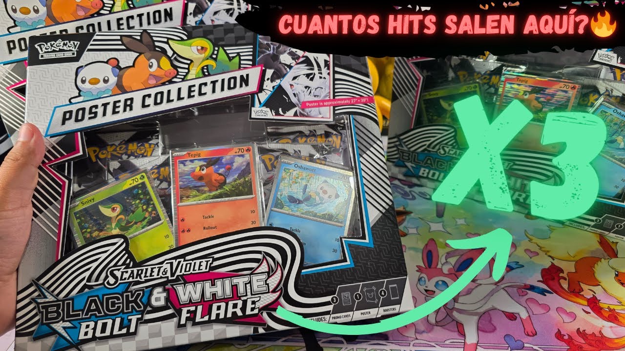 ¡Abrimos 3 Poster Collection de Black Bolt y White Flare! ¿Qué tan buenas son?