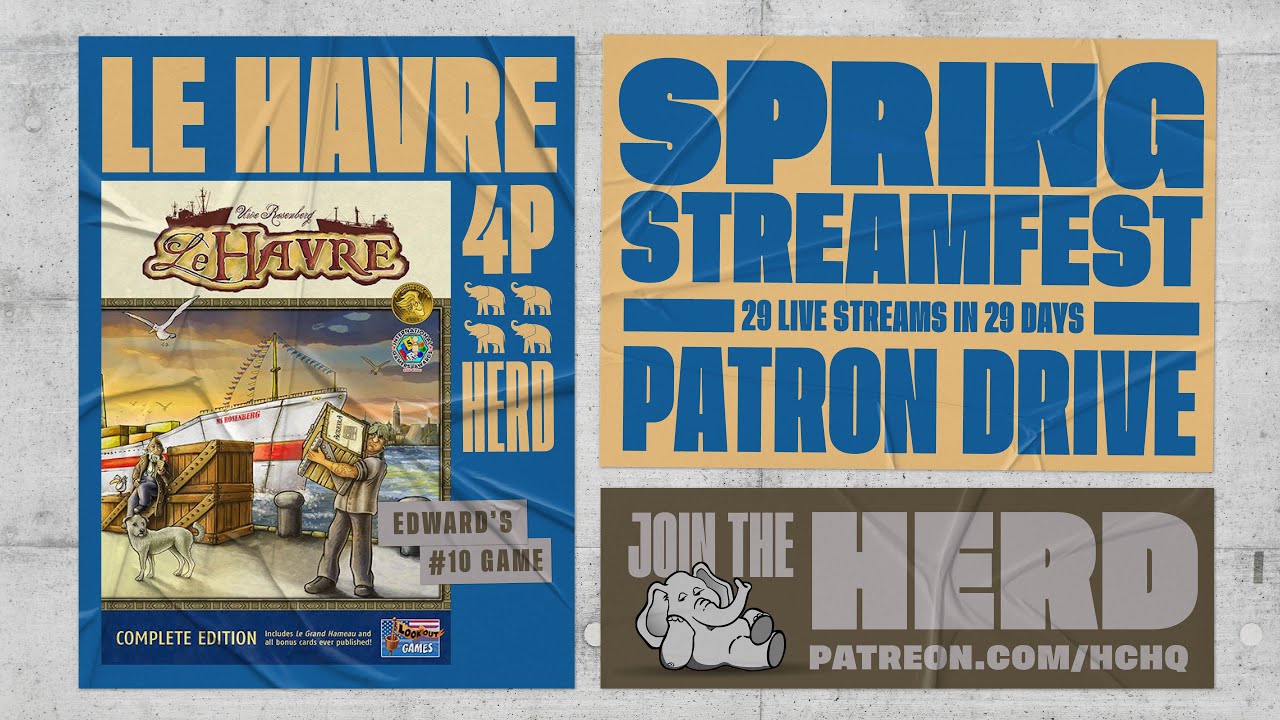Le Havre (Revisited) -  4p Play-through, & Roundtable Discussion by Heavy Cardboard