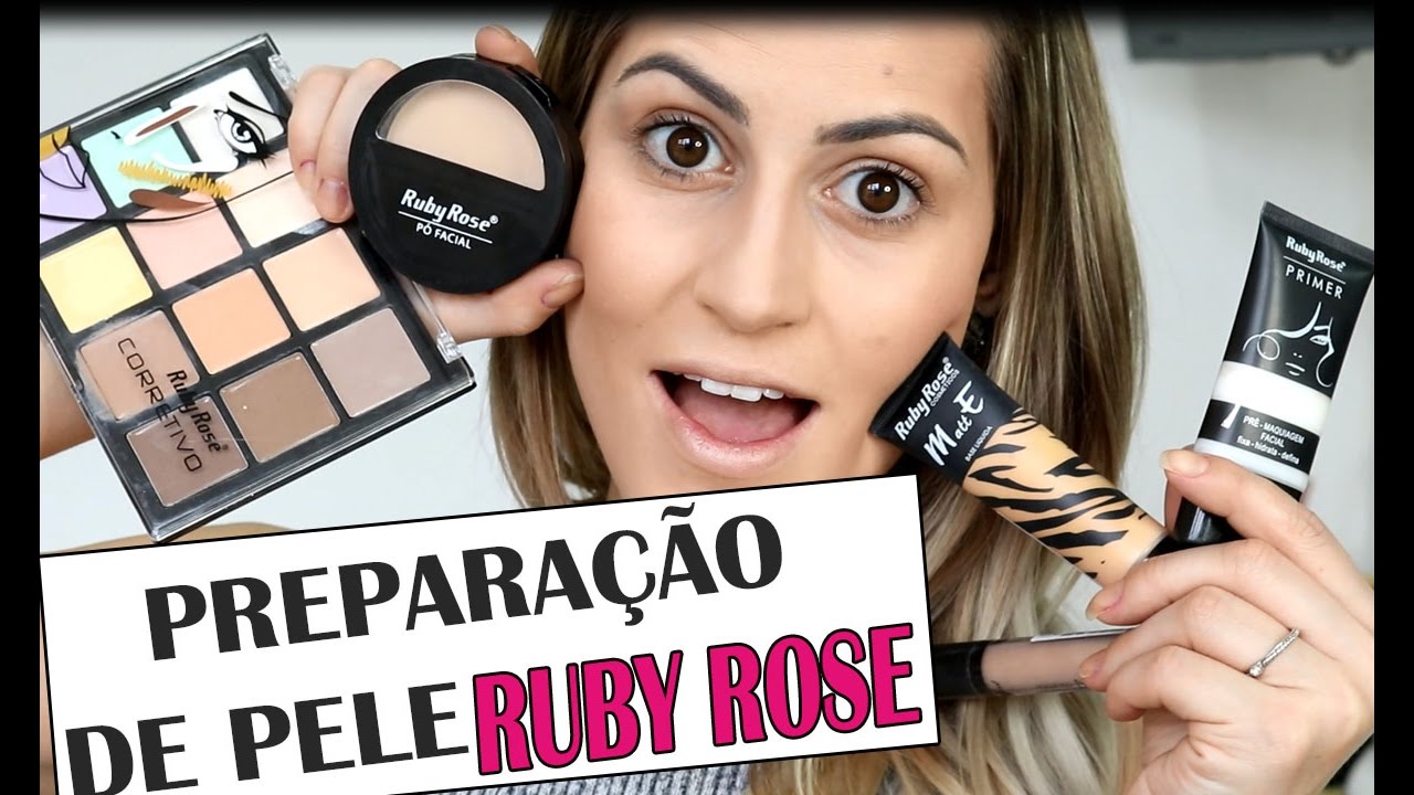 Preparação de pele com produtos BARATOS -  SÓ com Ruby Rose