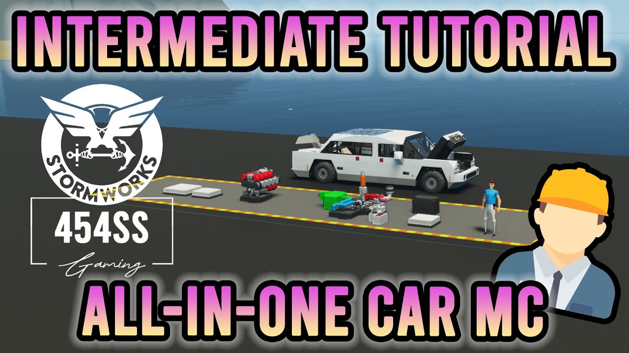 Modular Engine, Steering, Braking MC Tutorial in Stormworks (Engineer Explains)